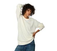 Kaporal, Pull pour Femme, Coupe Regular, Manches Longues, Col Rond, Modèle Marka, Couleur Off White, Taille S