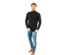 Kaporal, Pull pour Homme, Coupe Regular, Manches Longues, Col Montant, Modèle Vada, Couleur Black, Taille, Small
