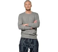 Kaporal, Pull pour Homme, Coupe Regular, Manches Longues, Col Rond, Modèle Vaero, Couleur Grey Melanged, Taille