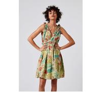 KAPORAL - Robe fleurie verte Femme CRISS XS