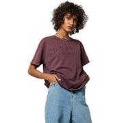 Kaporal Sarmy, Tee Shirt pour Femme, Coupe Regular, Manches Courtes, Col Rond, Modèle Sarmy, Couleur Charcoal, Taille M Femme (Lot de 1)