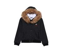 Kaporal - Sweat à Capuche en Fausse Fourrure - Tex - Fille - 14A - Noir