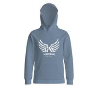 Kaporal, Sweat Non Zippé, pour Garcon, 60% Coton - 40% Polyester, Coupe Regular, Col Capuche, Couleur Sky, Taille 14A