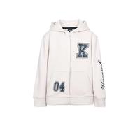 Kaporal, Sweat Shirt, Modèle ODRIC, Garçon, Milky, 08A; Coupe Regular, Manches Longues, Col Capuche