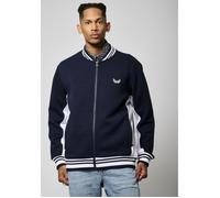KAPORAL - Sweat zippé bleu et blanc Homme LINO S
