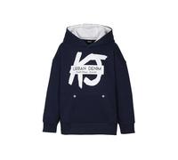 Kaporal, Sweatshirt pour Garcon, Coupe Confort, Manches Longues, Col Capuche, Modèle Mix, Couleur Navy, Taille 16 Ans