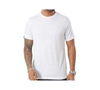 Kaporal, Tee Shirt Manches Courtes, pour Homme, 60% Coton - 40% Polyester, Coupe Regular, Col Rond, Couleur White, Taille 2XL