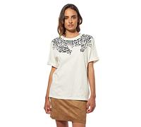 Kaporal - T-Shirt Blanc avec Sequins Femme en 100% Coton - Frel - S - Blanc