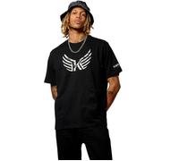 Kaporal, Tee Shirt Manches Courtes, pour Homme, 100% Coton_Bio, Coupe Regular, Col Rond, Couleur Black, Taille L