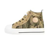 Kaporal Tattoo, Basket Mixte, Kaki, 36 EU