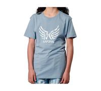 Kaporal, Tee Shirt Manches Courtes, pour Garcon, 100% Coton, Coupe Regular, Col Rond, Couleur Sky, Taille 12A