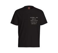 Kaporal, Tee Shirt Manches Courtes, pour Homme, 100% Coton_Bio, Coupe Regular, Col Rond, Couleur Black, Taille S