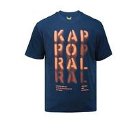 Kaporal, Tee Shirt Manches Courtes, pour Homme, 100% Coton_Bio, Coupe Regular, Col Rond, Couleur Navy, Taille XL