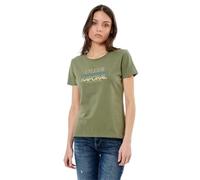 Kaporal, Tee Shirt pour Femme, Modèle Lorie, Couleur Vert, Taille S