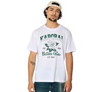 Kaporal, Tee Shirt pour Homme, Coupe Regular, Manches Courtes, Col Rond, Modèle Valen, Couleur White, Taille XL