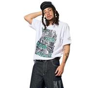 Kaporal, Tee Shirt pour Homme, Coupe Regular, Manches Courtes, Col Rond, Modèle Vorto, Couleur White, Taille XXL