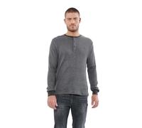 Kaporal, Tee Shirt pour Homme, Modèle Riad, Couleur Dark Grey Melanged, Taille S
