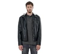 Kaporal - Veste en Simili Cuir Noir Homme - Vaska - L - Noir