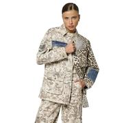 Kaporal - Veste Femme imprimé 100% Coton - Silex - S - Kaki