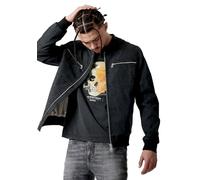 Veste Noire Homme Kaporal MIRAKE - KAPORAL - MIRAKE - 100 % Viscose - Manches longues - Fermeture zippée S