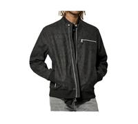 Kaporal, Veste, pour Homme, 100% Viscose, Col motard, Coupe Fitted, Couleur Black, Taille XL