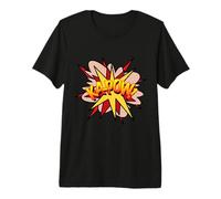 Kapow Bande dessinée Pop Art Fun Super-héros T-Shirt Haut de Gamme