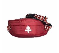 Kappa 222 Banda Anais FC Metz, Sac Banane Mixte, Rouge Grenat/Noir, Taille Unique