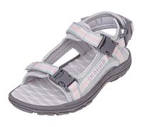 Kappa Rusheen Kids Sandales Bride Cheville, Gris (L'grey/Rose 1421), 28 EU