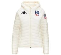 KAPPA 331N2XW-XPR 6CENTO 663 US Jacket Femme White Milk Taille M