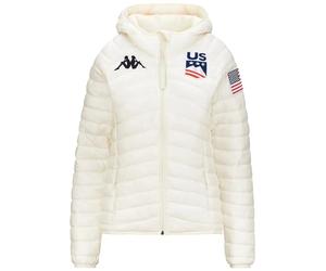 KAPPA 331N2XW-XPR 6CENTO 663 US Jacket Femme White Milk Taille XS