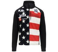 Kappa 331N8HW-A05 6CENTO 687G US Sweatshirt Homme Blue DK Navy-White M Taille XS