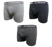 Kappa 6 boxers pour homme Underwear élastique extérieur Art. K1211 Basic Collection Coton élastique, Assorti, XXL