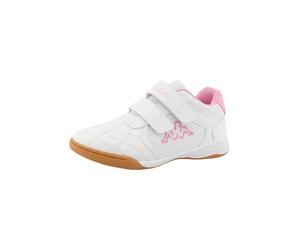 Kappa 95K0233002 Chaussures d'intérieur pour Enfant Noir/Jaune Fluo, Rose Blanche., 29 EU