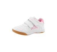 Kappa 95K0233002 Chaussures d'intérieur pour Enfant Noir/Jaune Fluo, Rose Blanche., 37 EU