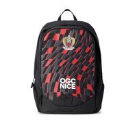 Kappa Abeck 3 OGC Nice, Sac à Dos Mixte, Noir/Rouge, Taille Unique
