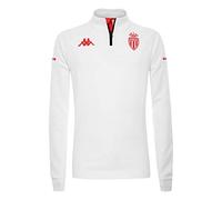 Kappa ABLAS PRO 4 MONACO Sweatshirt Homme,Blanc/Rouge, 3XL (Taille Fabricant : 3XL)