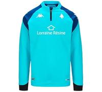 Kappa Ablas Pro 7 FC Metz Sweat, Bleu, 14 años Mixte Enfant