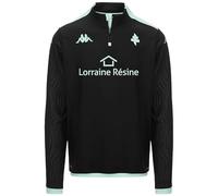 Kappa ABLAS Pro 8 FC Metz Sweat FCM | Homme | Taille 8Y | Noir/Vert Eau