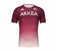 Kappa ABOUPRE Pro 8 UBB ACT Jersey | Brown Bordeaux/Pink Almond | Size 3XL (FR/ES, Alpha/Lettres, TG, Taille Normale, Taille Normale, Brown Bordeaux/Pink Almond)