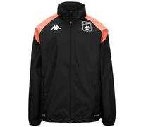 Kappa Adverzip Pro 7 Genoa FC Veste Homme, Noir/Orange, S