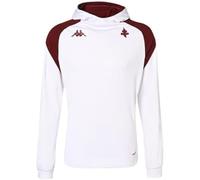 Kappa ARUFEGO Pro 7 FC Metz Sweatshirt 23-24, 10 Ans, Blanc/Rouge, Garçon