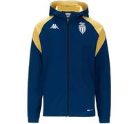 Kappa Arufeod 7 AS Monaco 23-24, Sweat Officiel, Bleu/Jaune, 14Y, Garçon