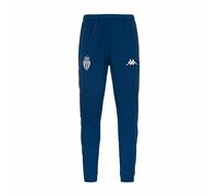 Kappa Arufinzip Pro 7 AS Monaco 23-24, Pantalon Long, Bleu, 12 Ans, Garçon