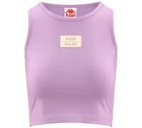 Kappa Authentic Stew Organic T-Shirt Femme, Violet/Blanc, M