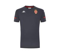 Kappa AYBA 4 AS MONACO T-Shirt Mixte enfant Gris/Rouge