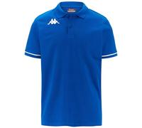Kappa Barli Polo, Bleu/Blanc, 4XL Homme