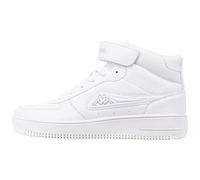 Baskets Kappa Bash Mid - Homme - Blanc - Lacets - Synthétique 43