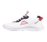 Kappa Baskets Amain Unisexes, Blanc/Rouge, 38 EU