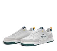Kappa - Baskets Basses - Homme - Logo Manis, White Green DK A0U, 43 EU