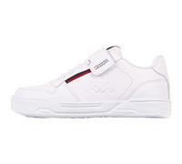 Kappa Baskets Marabu II Unisexes pour Enfant, 1020 Blanc Rouge, 12.5 UK Child